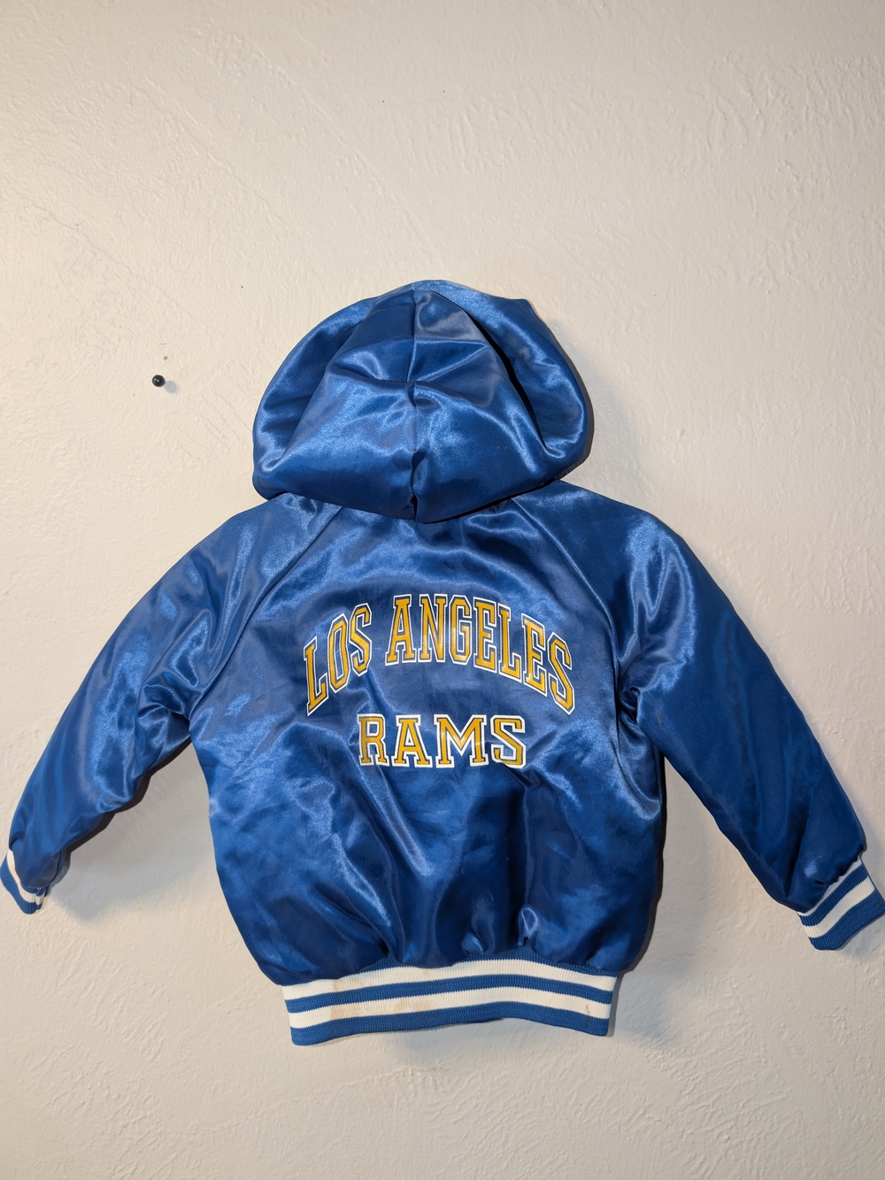 Los Angeles Rams Blue Kids Satin Hooded Jacket